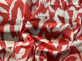 5 print orange tribal design