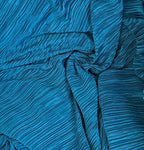 Pleated pleated satin