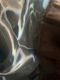 Liquid shimmer organza brocade