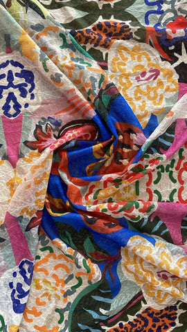 Abstract mix print mesh 2