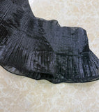 5 inch Pleated organza applique