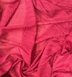 Basket weave lined silky chiffon