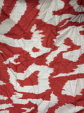 5 print orange tribal design