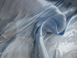Silky metallic organdy