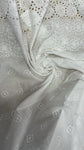 Designed edge cotton lace