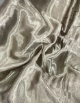 Crinkle velvet silk