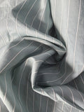 Striped cotton chiffon