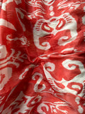 5 print orange abstract tribal design