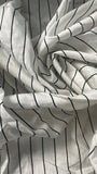 Striped cotton chiffon