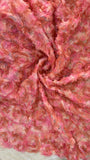 Two tone 3d floral mesh (available in 4 colours )