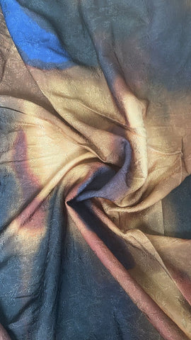 Brown abstract jacquard