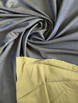 Two face silky denim