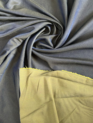 Two face silky denim