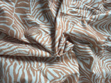 5 print brown zebra design