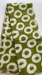 O Tie and dye African print cotton