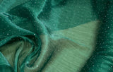 Crinkle stone organza