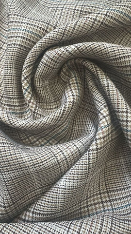 Brown Glen paid Crepe suiting
