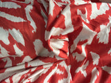 5 print orange tribal design