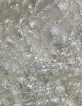 3D floral beaded sequin lace