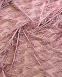 Zigzag tassel pique