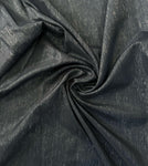 Silver metallic brocade