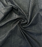 Silver metallic brocade