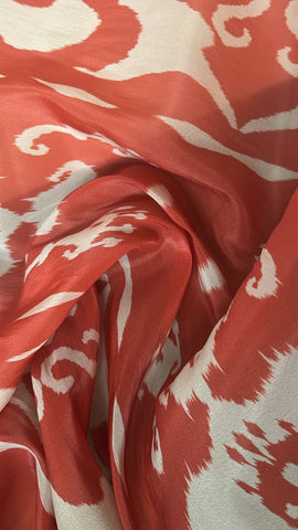 Tribal silky organza