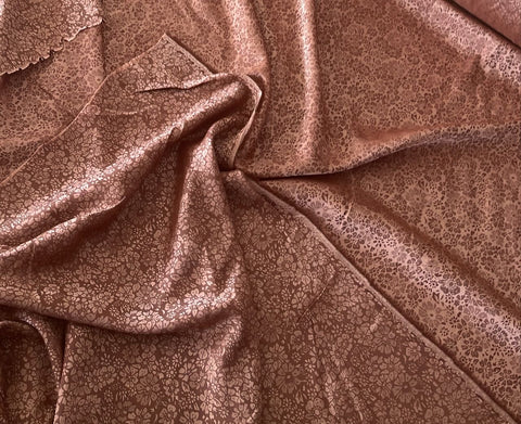 Blush little floral silk jacquard