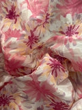 5 print pink splash floral design