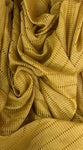 Basket weave lined silky chiffon