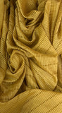 Basket weave lined silky chiffon