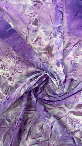 Purple dye chiffon