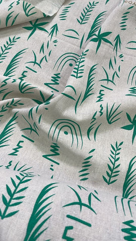 Plant  design linen