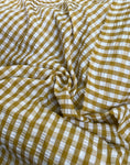 Bubble gingham cotton chiffon