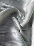 Silky metallic organdy
