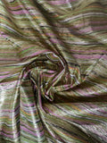 Striped multicolored foil