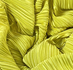 Pleated pleated satin