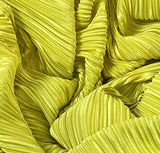 Pleated pleated satin