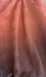 Ombre pleated crinkle organza (available in other colours)