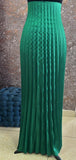 Assymetric pleated melange shimmer