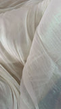 Micro pleated organza