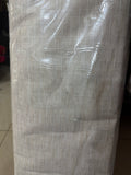 Striped slub linen