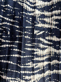 5 print blue and white skeleton design