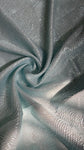 Swirly metallic brocade