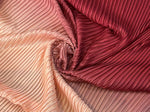 Ombre pleated silk