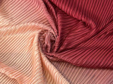 Ombre pleated silk