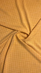 Metallic check linen