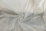 Star floral border cotton lace