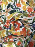 5 print paint floral designs (orange)