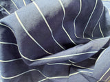 Striped cotton chiffon